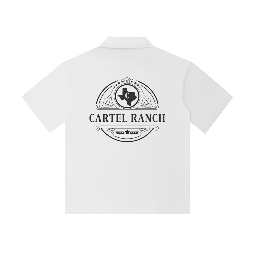 Drop Shoulder Short-Sleeve Polo