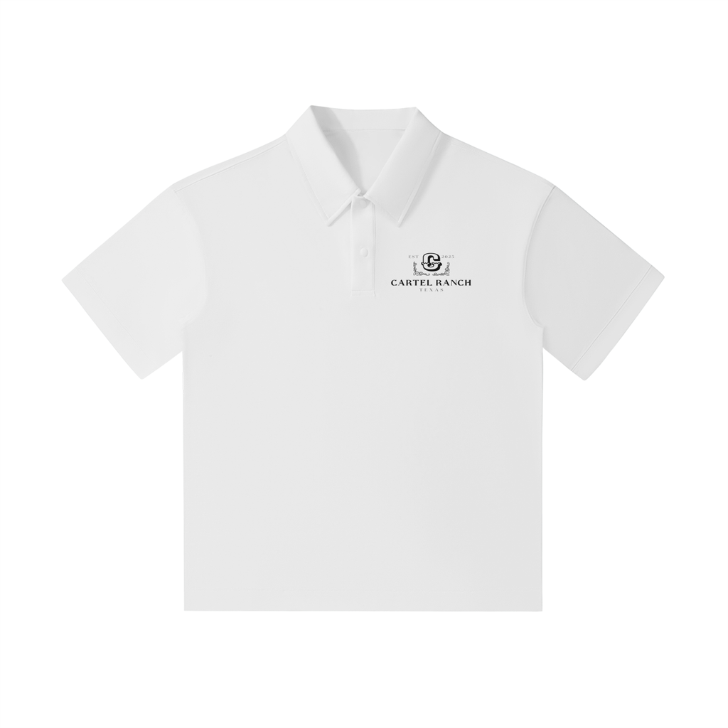 Drop Shoulder Short-Sleeve Polo