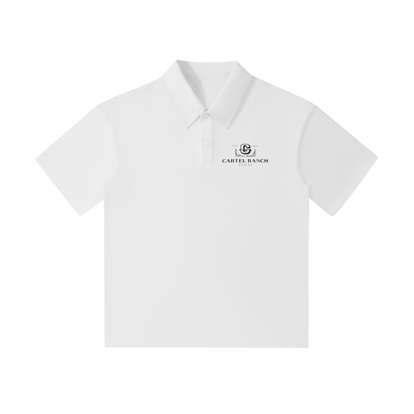 Drop Shoulder Short-Sleeve Polo
