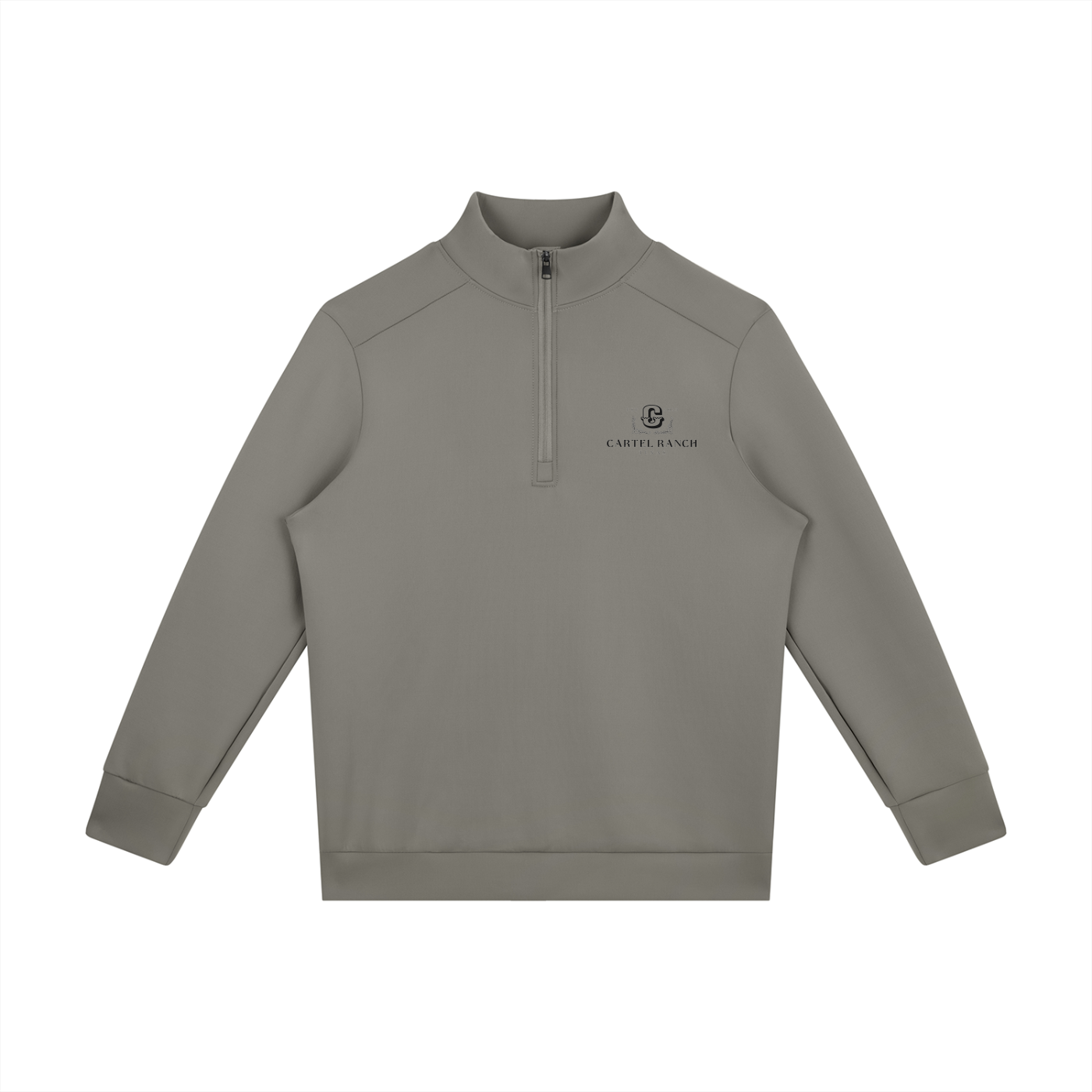 Cartel Ranch Texas Herren-Sweatshirt mit kurzem Reißverschluss