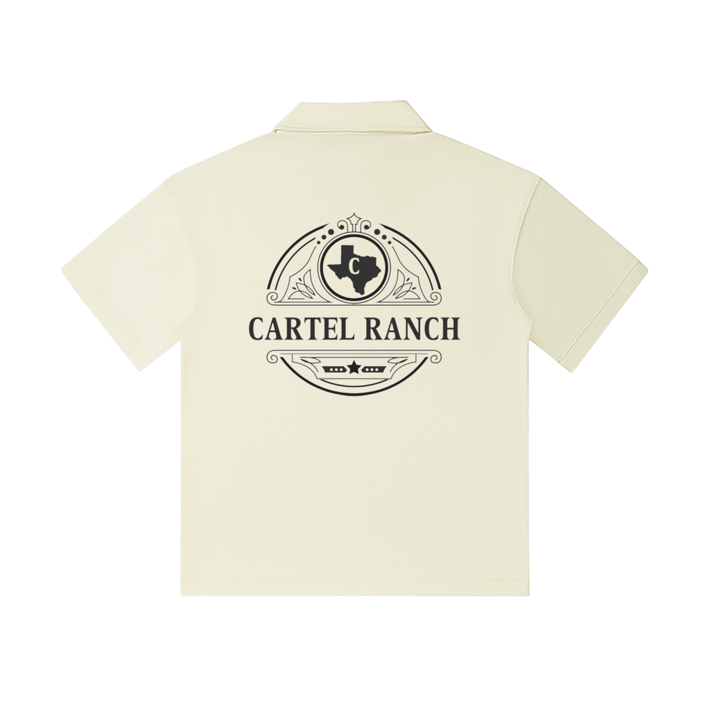 Drop Shoulder Short-Sleeve Polo