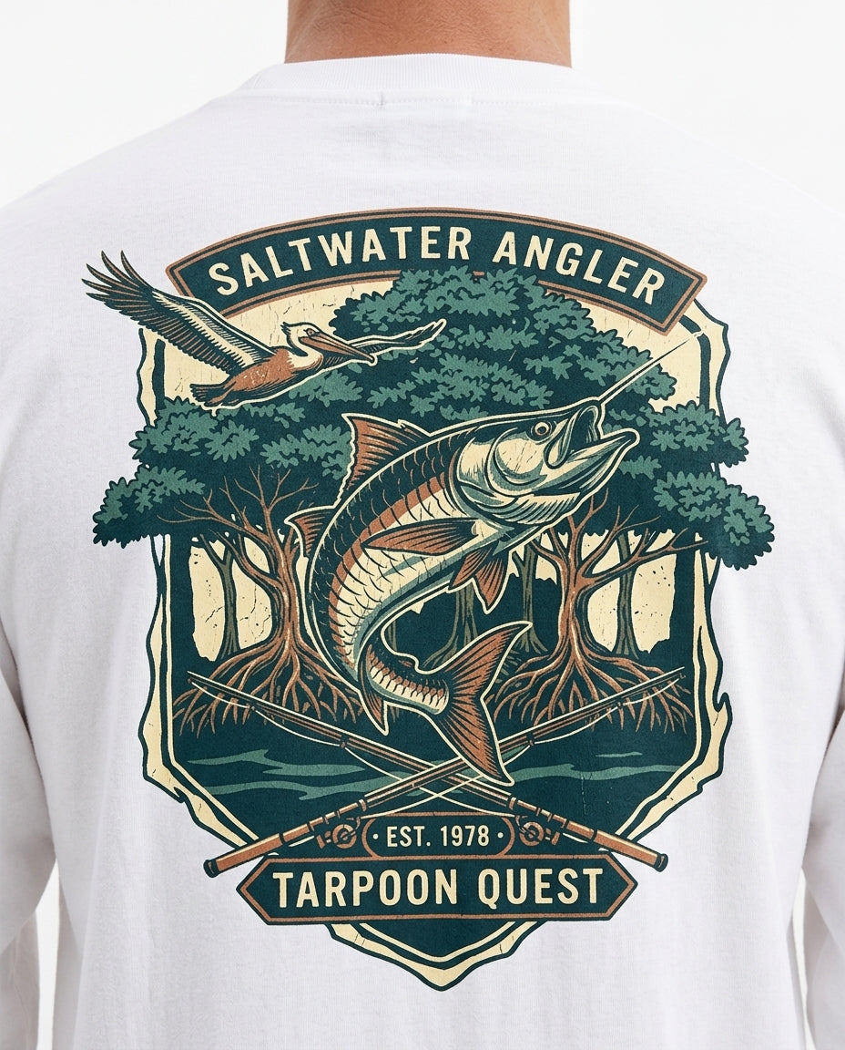 Long-Sleeve T-Shirt — Graphic Detail Macro | Generated by Modelize