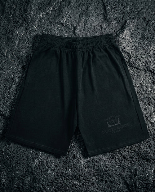 Heavyweight cotton shorts — Curated Outfit Flat Lay | Generated by Modelize