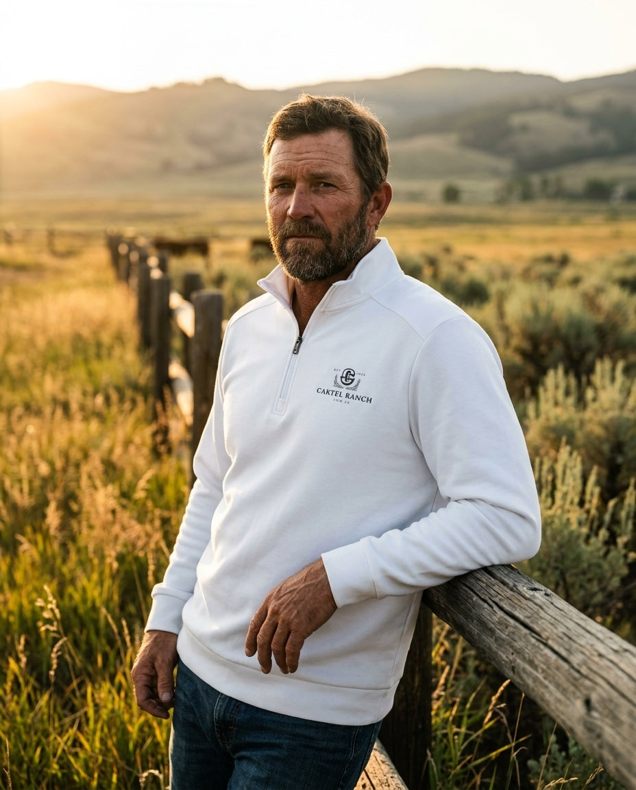 Quarter-zip sweatshirt — Ranch Lifestyle | Generated by Modelize