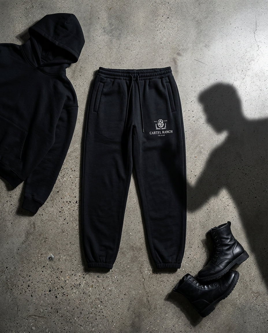 Unisex Heavyweight Fleece Joggers — Curated Flat Lay | Generated by Modelize