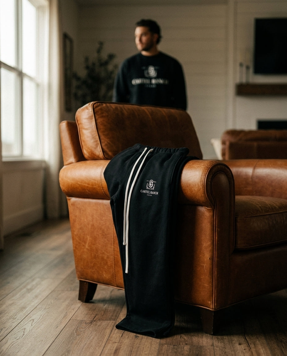 Fleece straight leg pants — Ranch House Lifestyle | Generated by Modelize