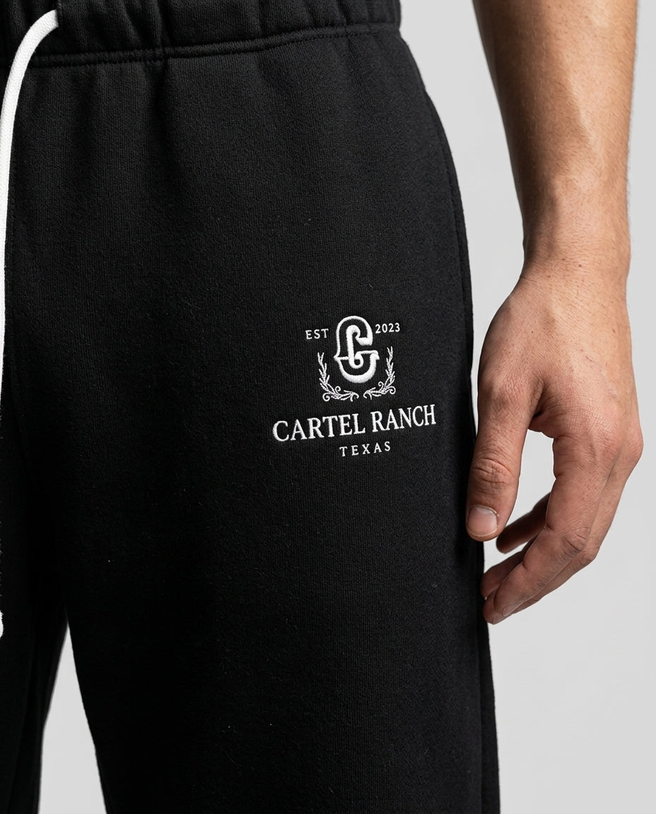 Fleece straight leg pants — Logo Detail | Generated by Modelize